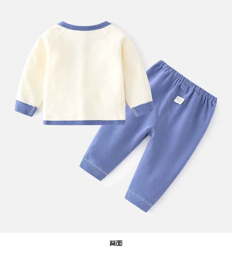 Conjunto bebé algodón suave: top y pantalón con dibujos animados - imagen 5