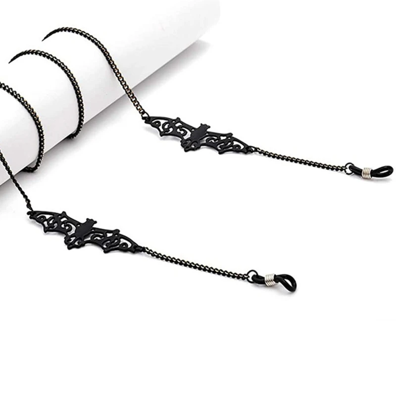 Cadena para gafas de sol gótica con motivo de murciélagos - imagen 2