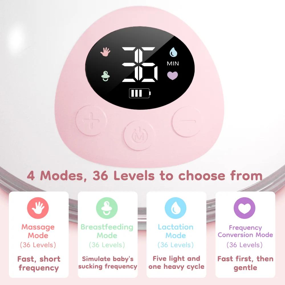 MAMIJOY Extractor de leche manos libres – Portátil y silencioso - imagen 5