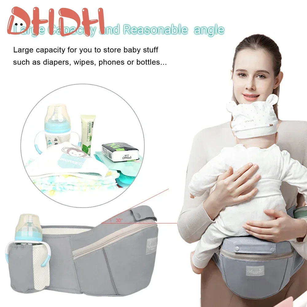 Portabebés ergonómico bandolera suave para bebé - imagen 5