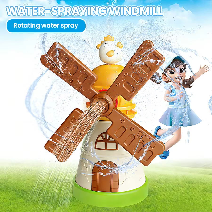 Rociador de agua giratorio para niños – Juguete exterior interactivo - imagen 5