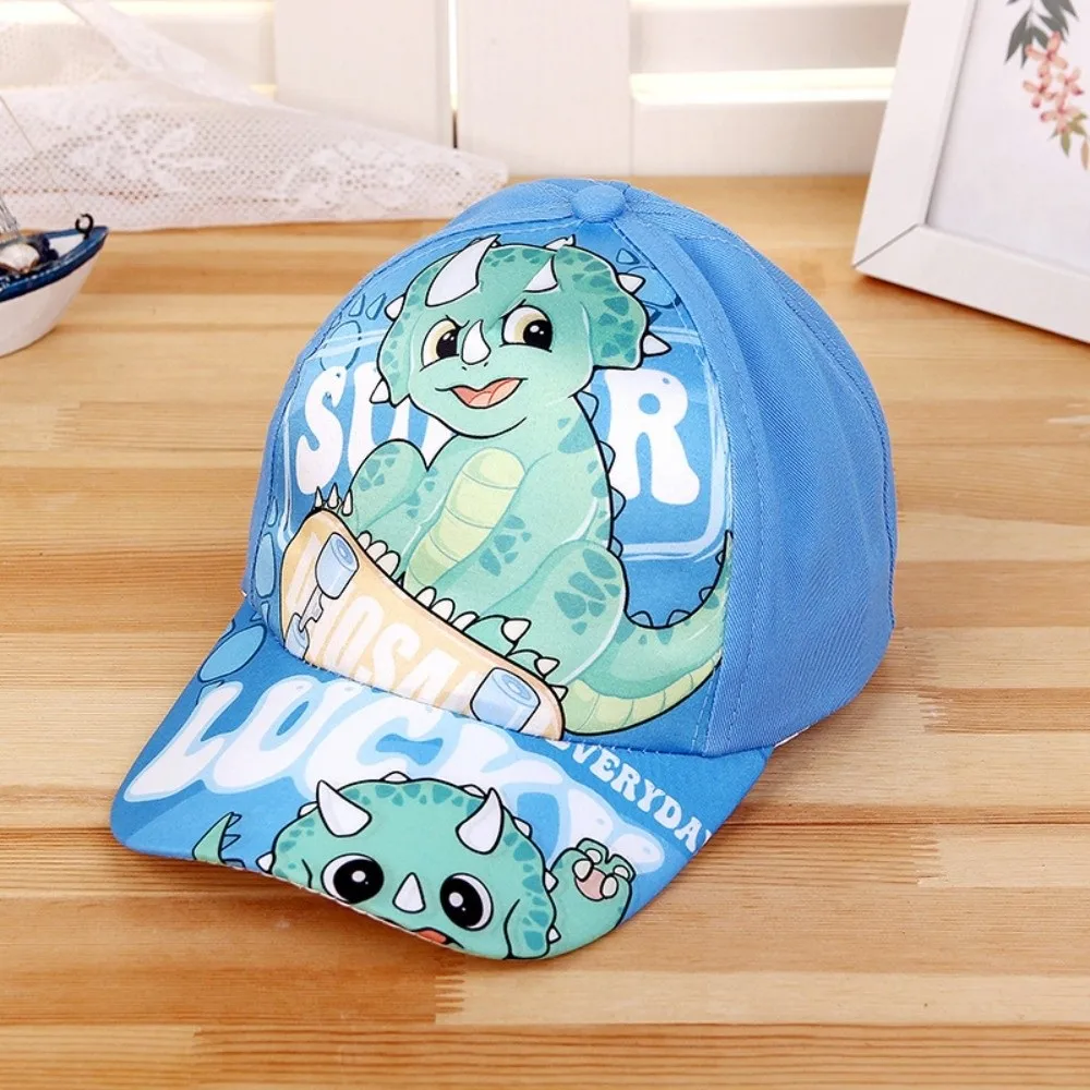 Gorra de dinosaurios de algodón para niños ajustable transpirable - imagen 3