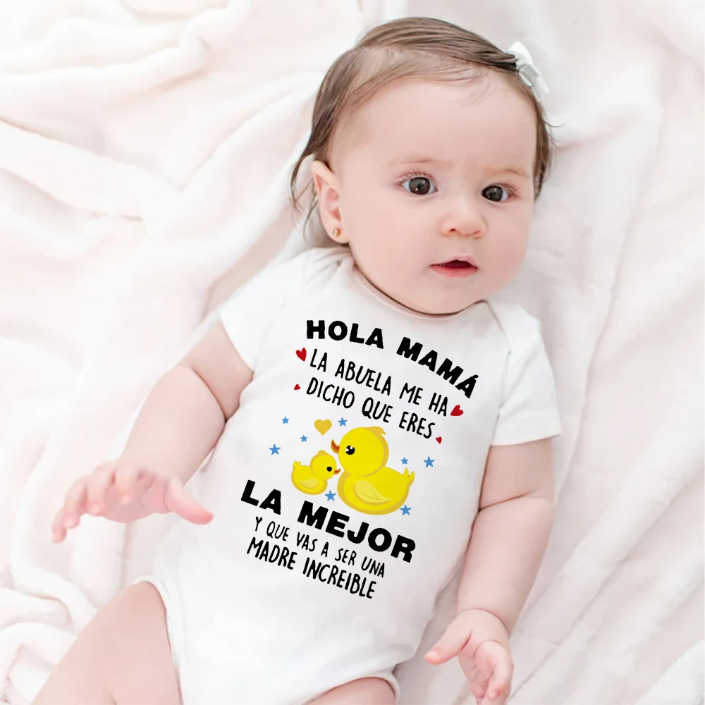 Mono bebé estampado manga corta recién nacido verano - imagen 3