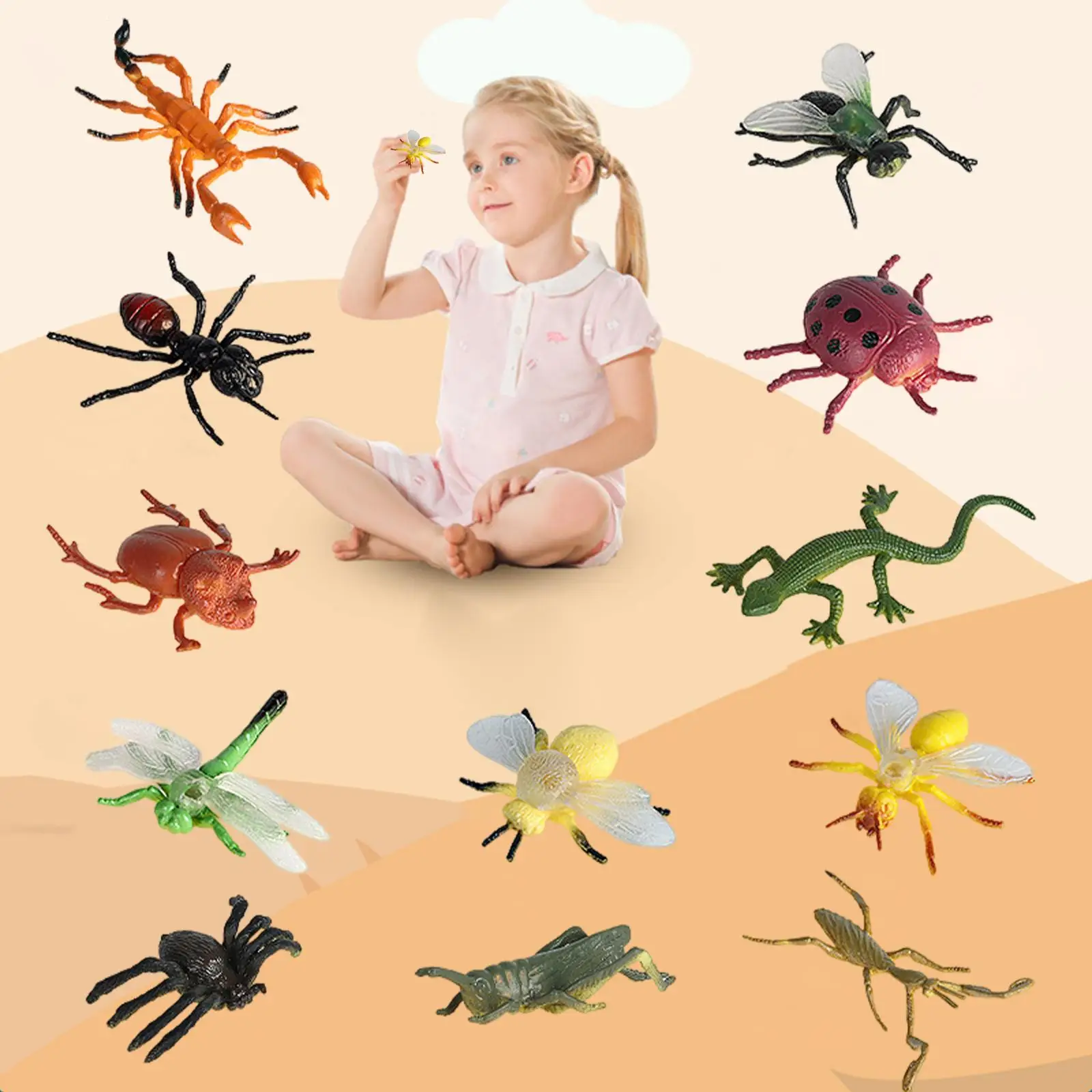 Figura de insecto/animal del set