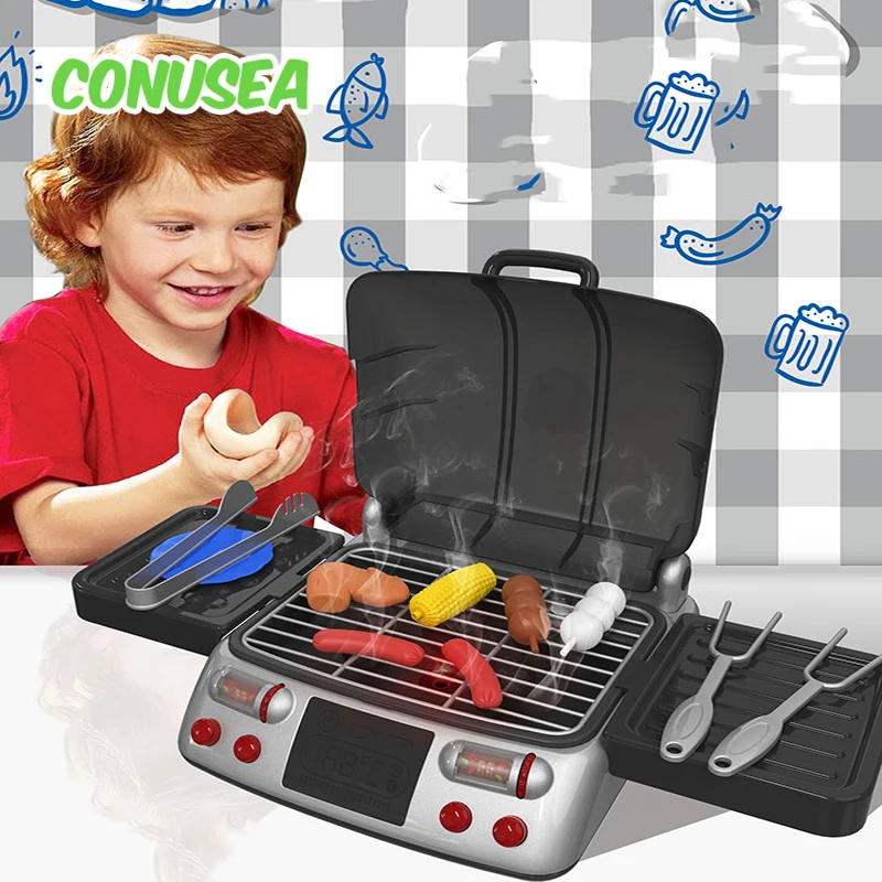 Cocina de juguete con barbacoa y horno eléctrico, juego de rol - imagen 2