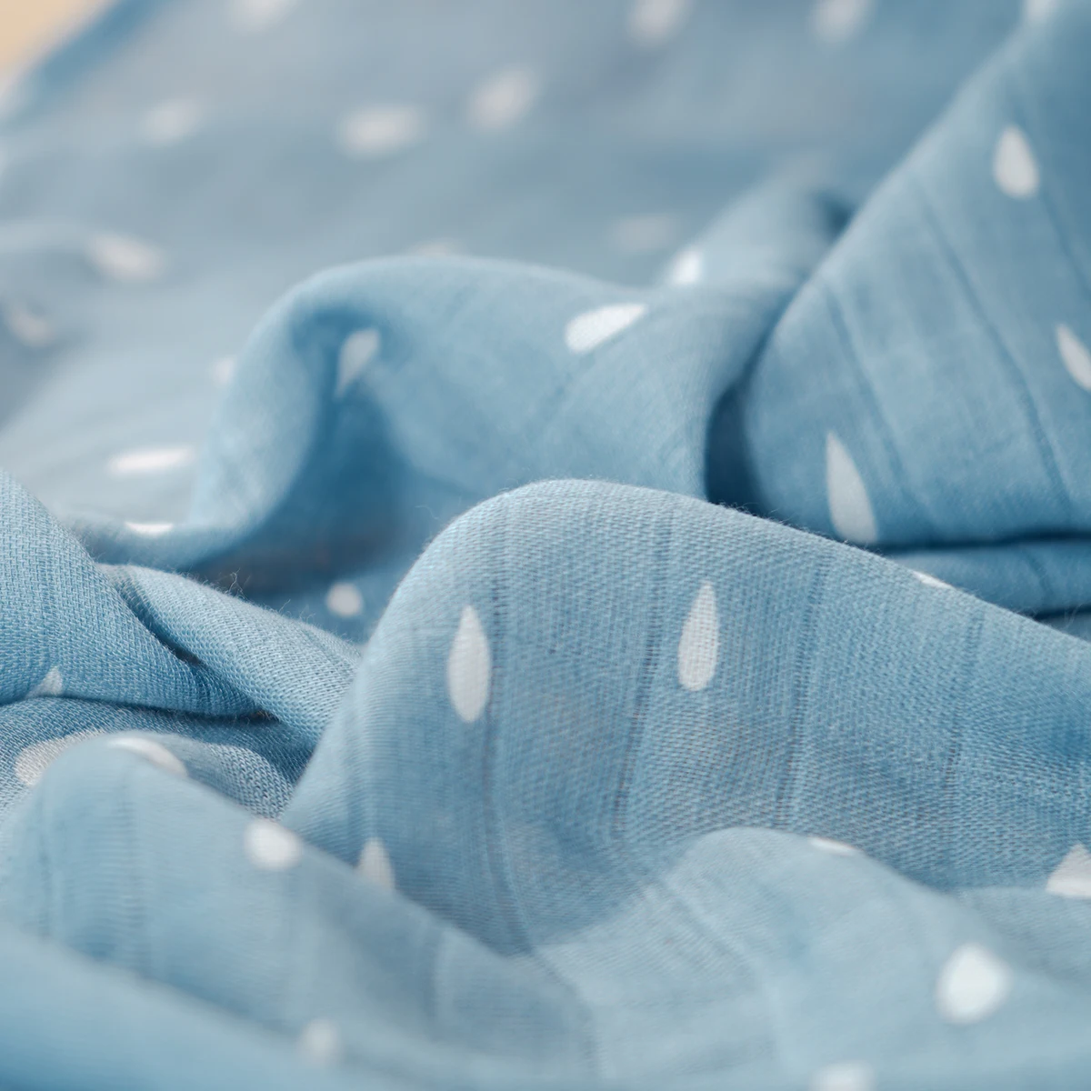 Kangobaby manta envolvente de muselina algodón y bambú para bebé - imagen 5