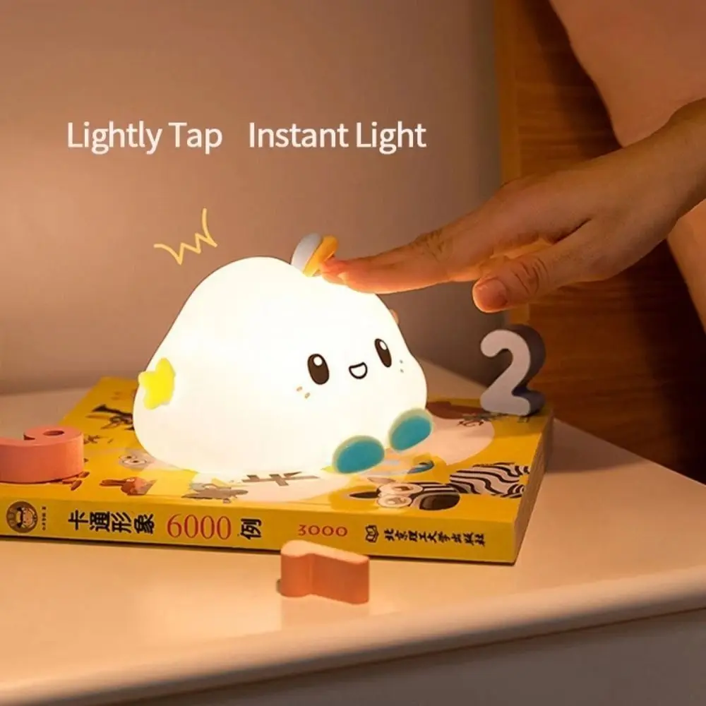Lámpara de noche nube portátil para niños y bebés, luz decorativa - imagen 3