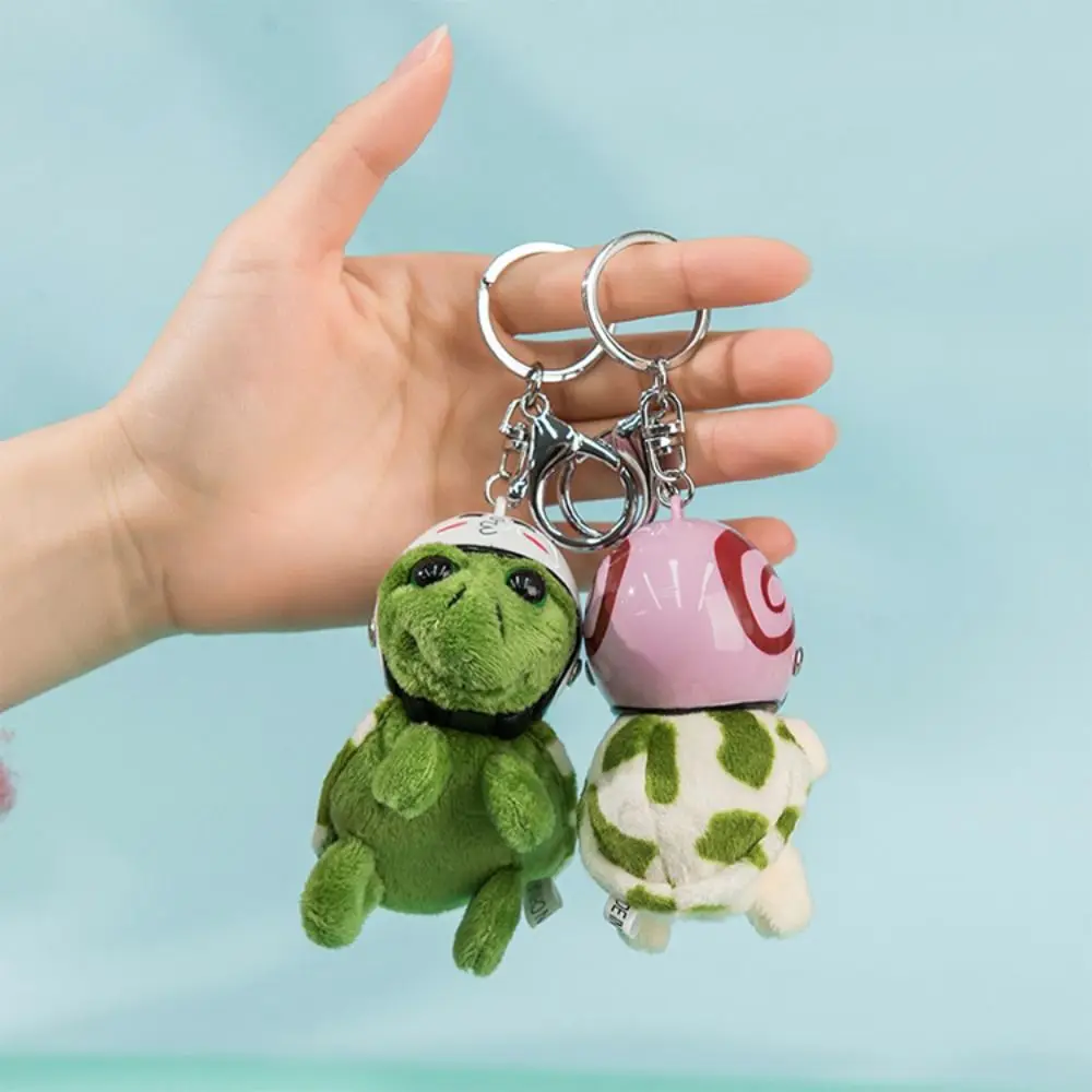 Llavero de algodón con tortuga marina estilo coreano para casco - imagen 2
