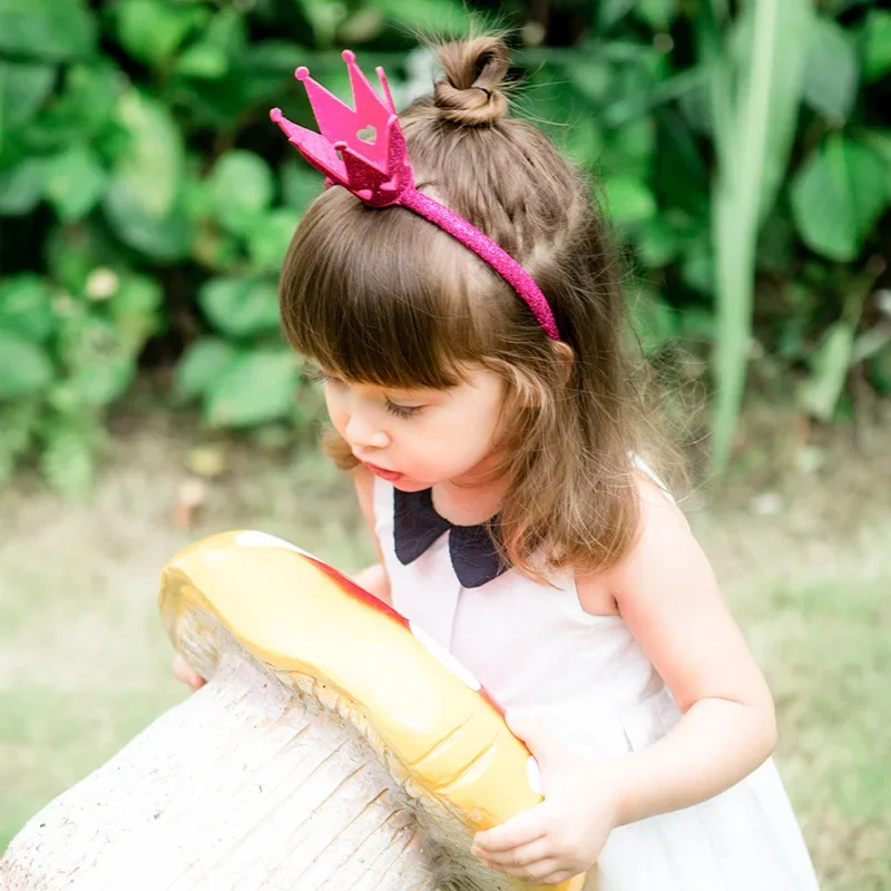 Diademas de princesa con purpurina para niñas – Accesorios brillantes