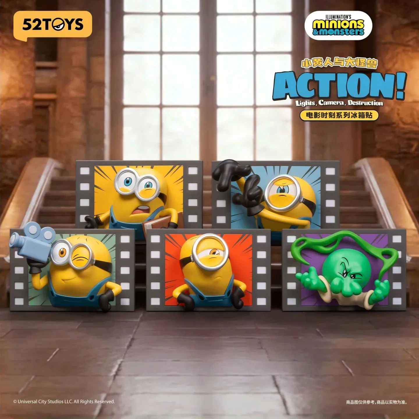 Juguete Minions caja sorpresa de monstruos con imán y figuras - imagen 3