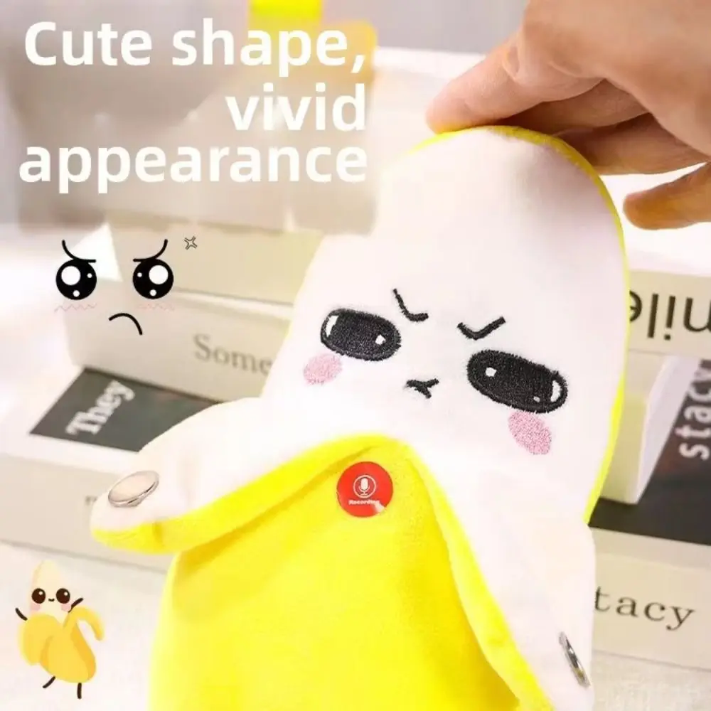 Juguete sensorial de plátano de peluche con sonido y movimiento - imagen 3