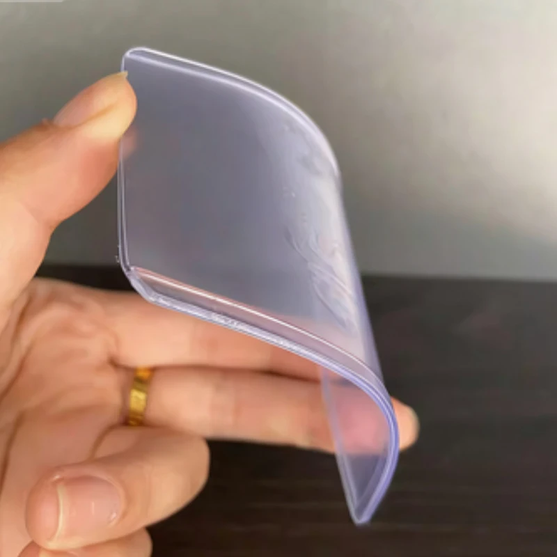 Detalle de la protección y transparencia de la funda