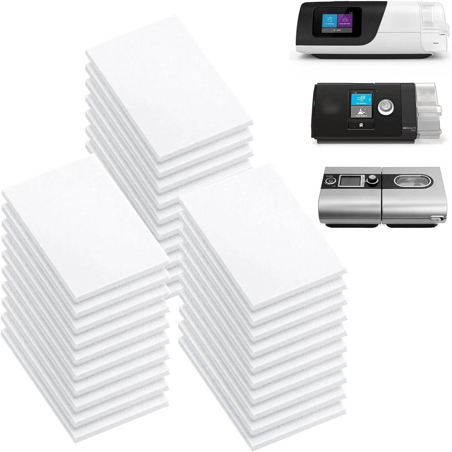 Filtros CPAP universales compatibles con Resmed Airsense 10 - imagen 3