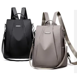 Mochila de viaje desmontable moderna de color liso con correa