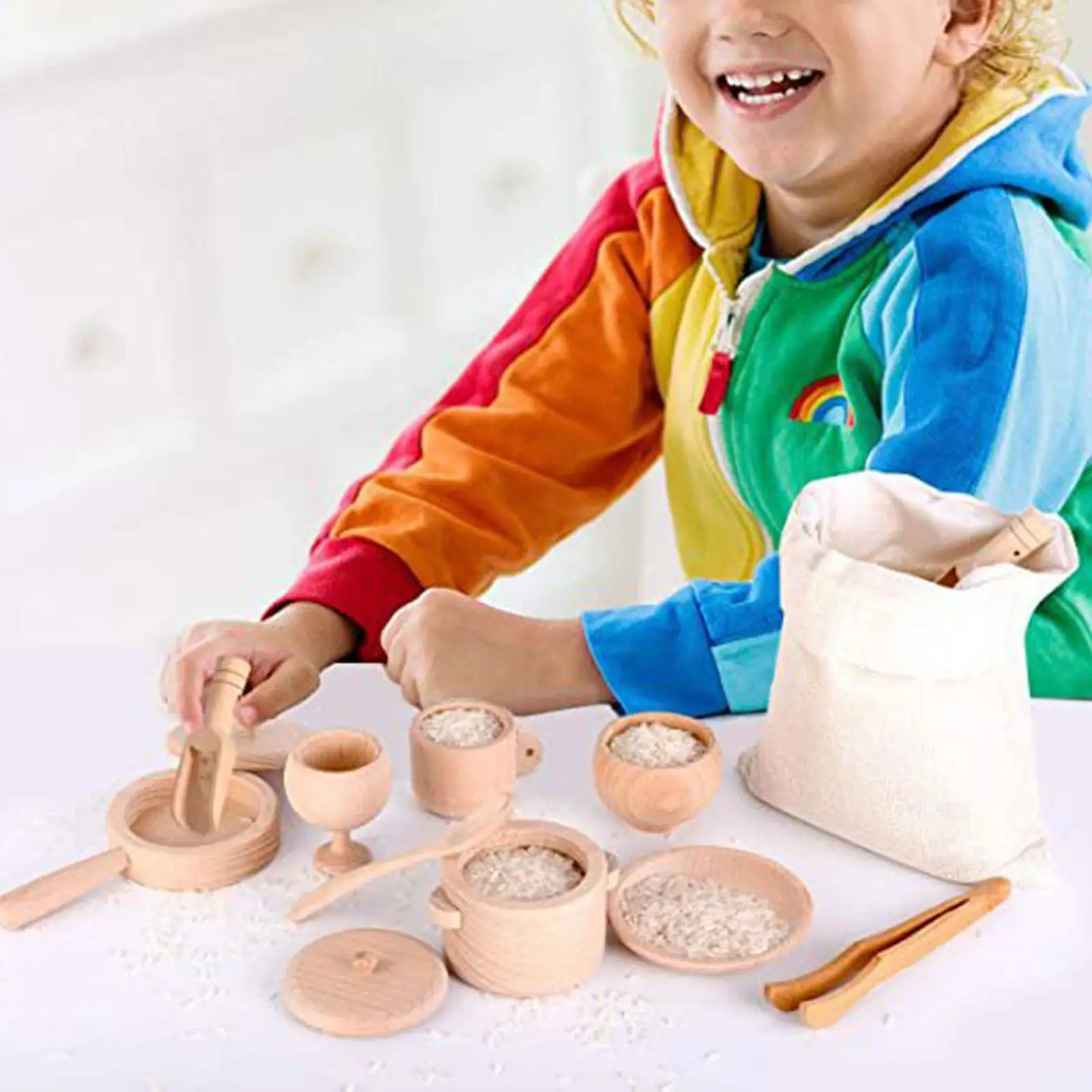 Juego de té infantil para niñas y niños – Accesorios cocina - imagen 2