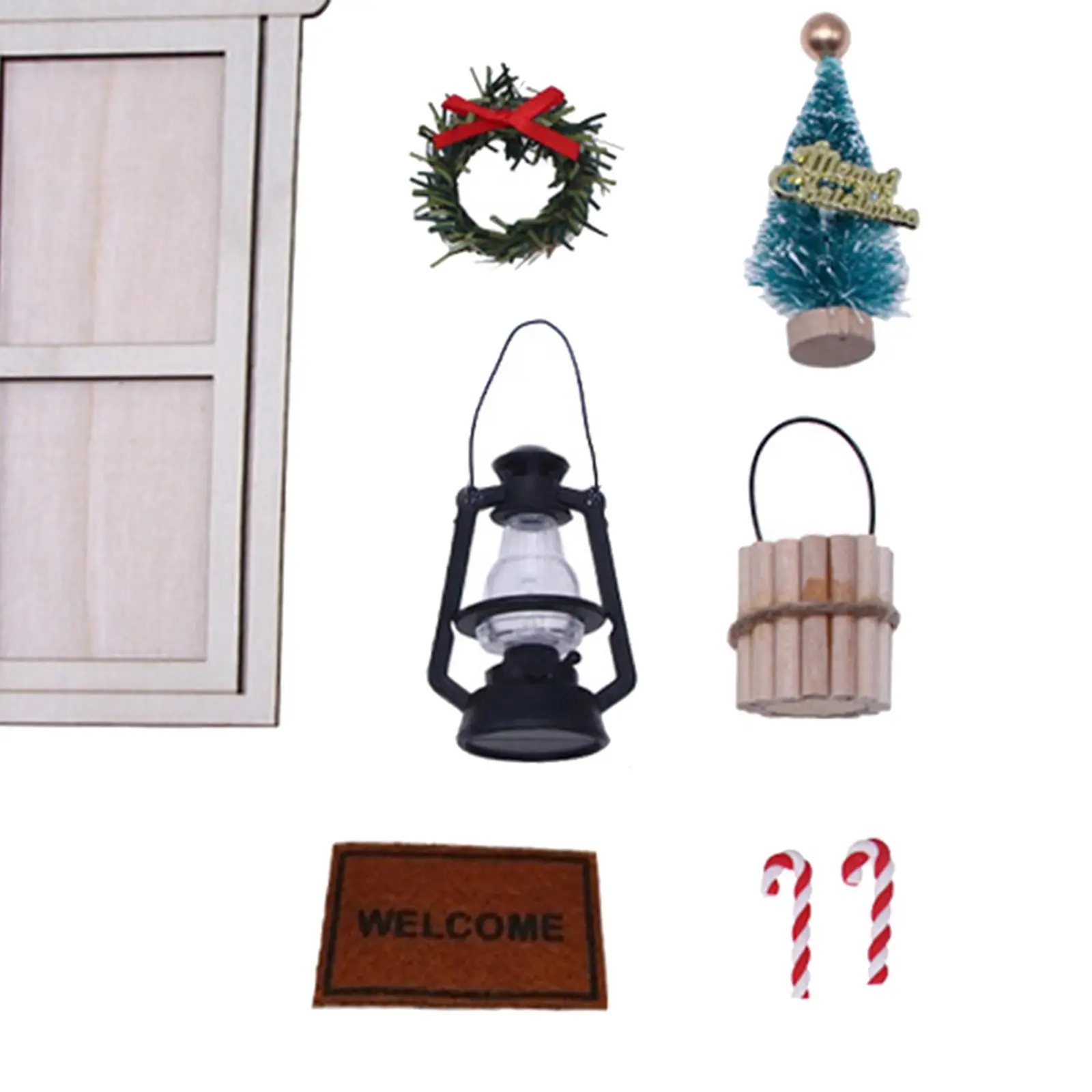 Accesorios decoración en miniatura para casa de muñecas