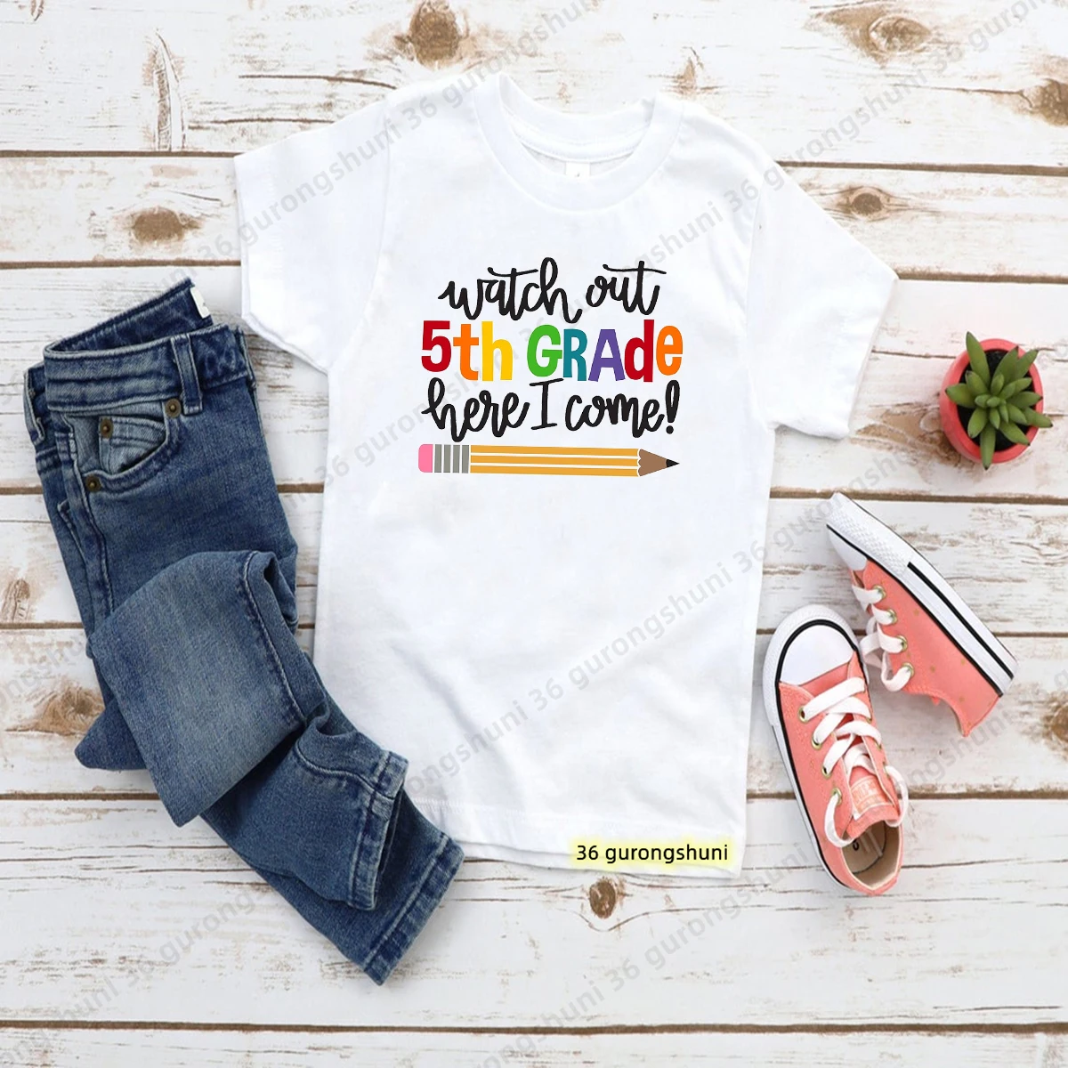 Camiseta Hello manga corta escolar - Niños y niñas primaria - imagen 3