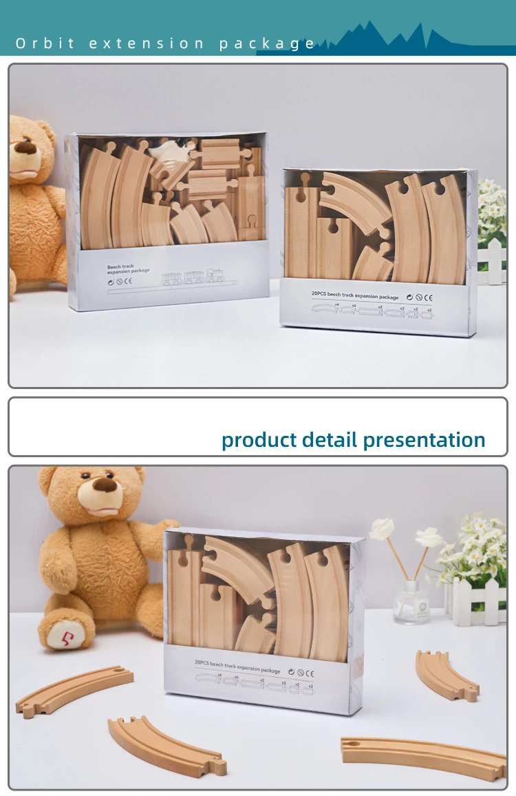 Piezas de madera para vías