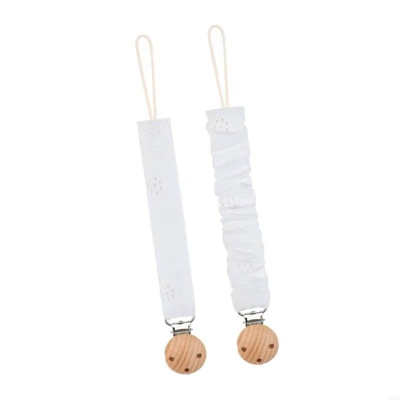 Portachupetes de algodón para bebés – Diseño elegante - imagen 4