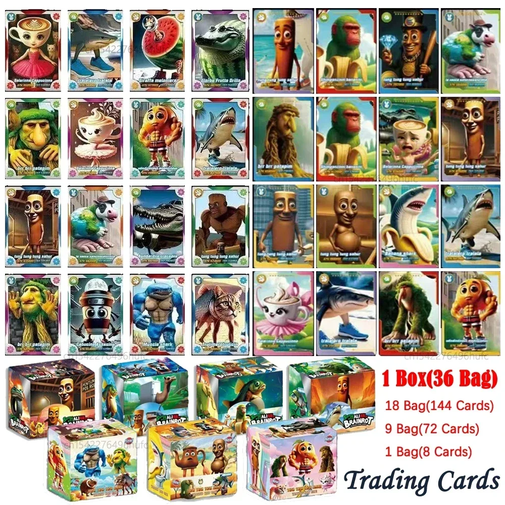Tarjetas Coleccionables Tralalero Tralala Brainrot Italiano