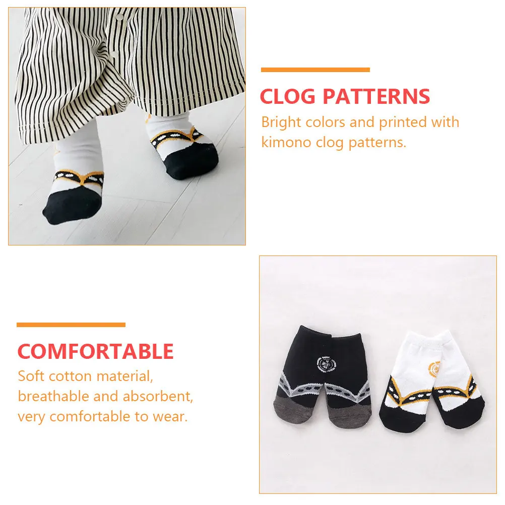Calcetines tipo kimono para niños de algodón con ajuste cómodo - imagen 5