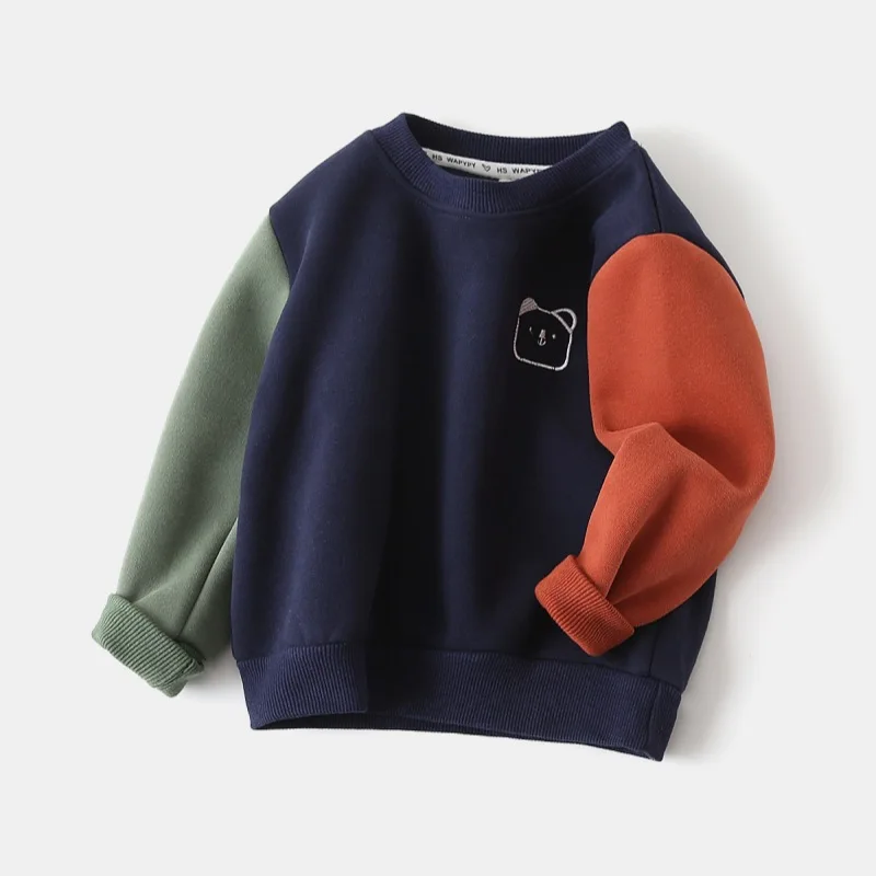 Sudadera acolchada térmica de invierno para niños, manga larga - imagen 3