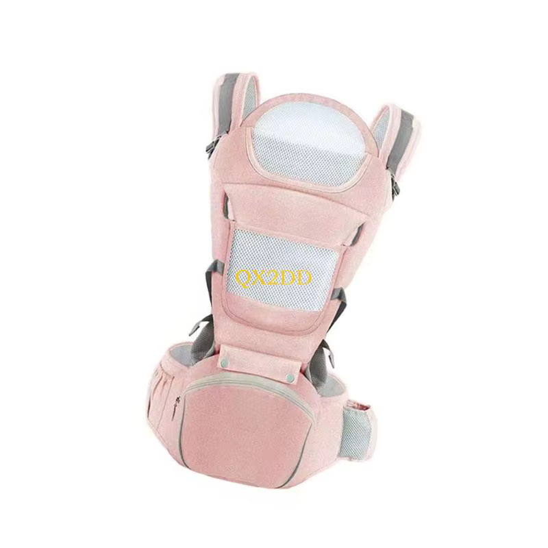 QX2D Portabebés ergonómico transpirable con cinturón y asiento - imagen 4