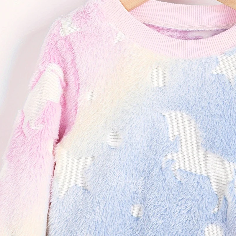Conjunto pijama cálido de felpa para bebé – Noche cómoda - imagen 2