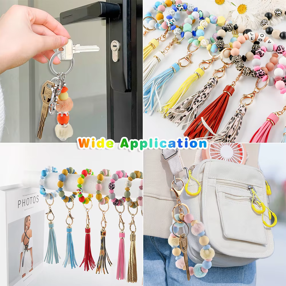 Cuentas lenteja de silicona para pulseras y collares infantiles - imagen 3