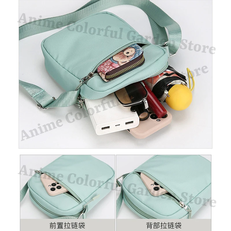 Bolso bandolera de nailon Wojan Team con cremallera - imagen 4