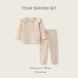 MILANCEL conjunto de pijama de otoño para niñas, estilo hogar