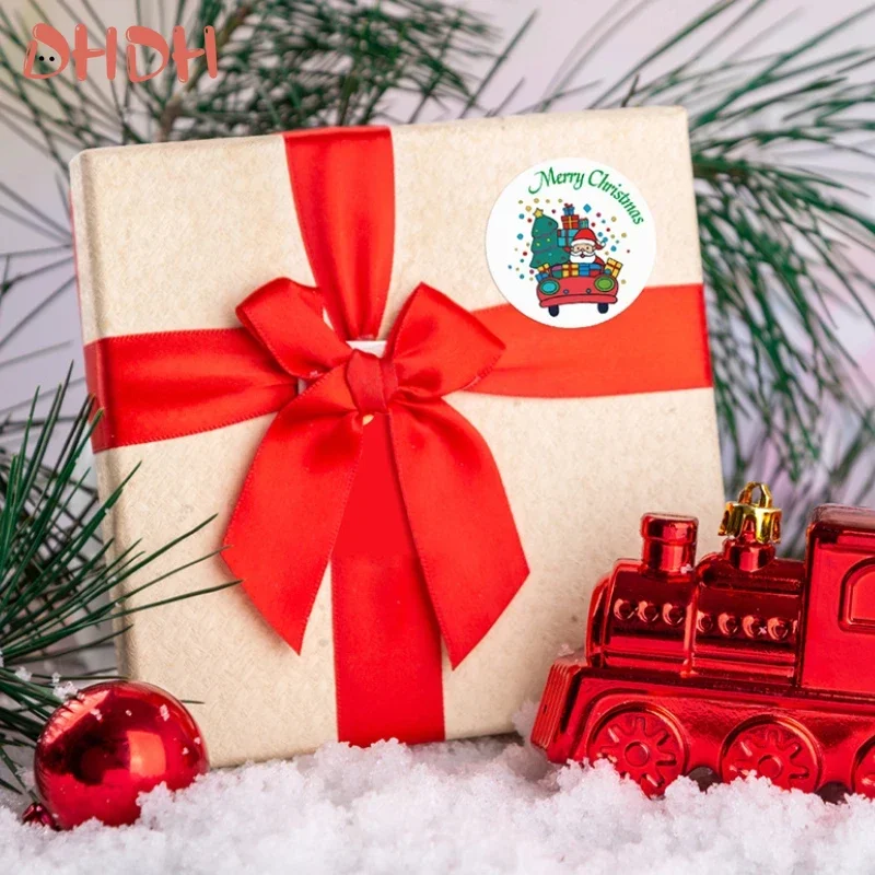 Pegatinas navideñas infantiles para sobres y regalos – Toque festivo - imagen 3