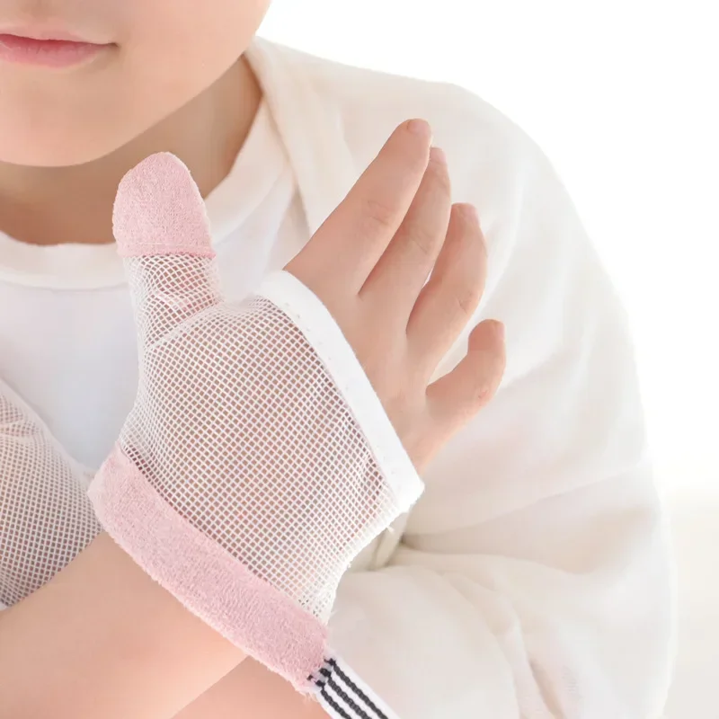Guantes anti-mordiscos para bebé: manoplas dedos, dejar morder - imagen 3