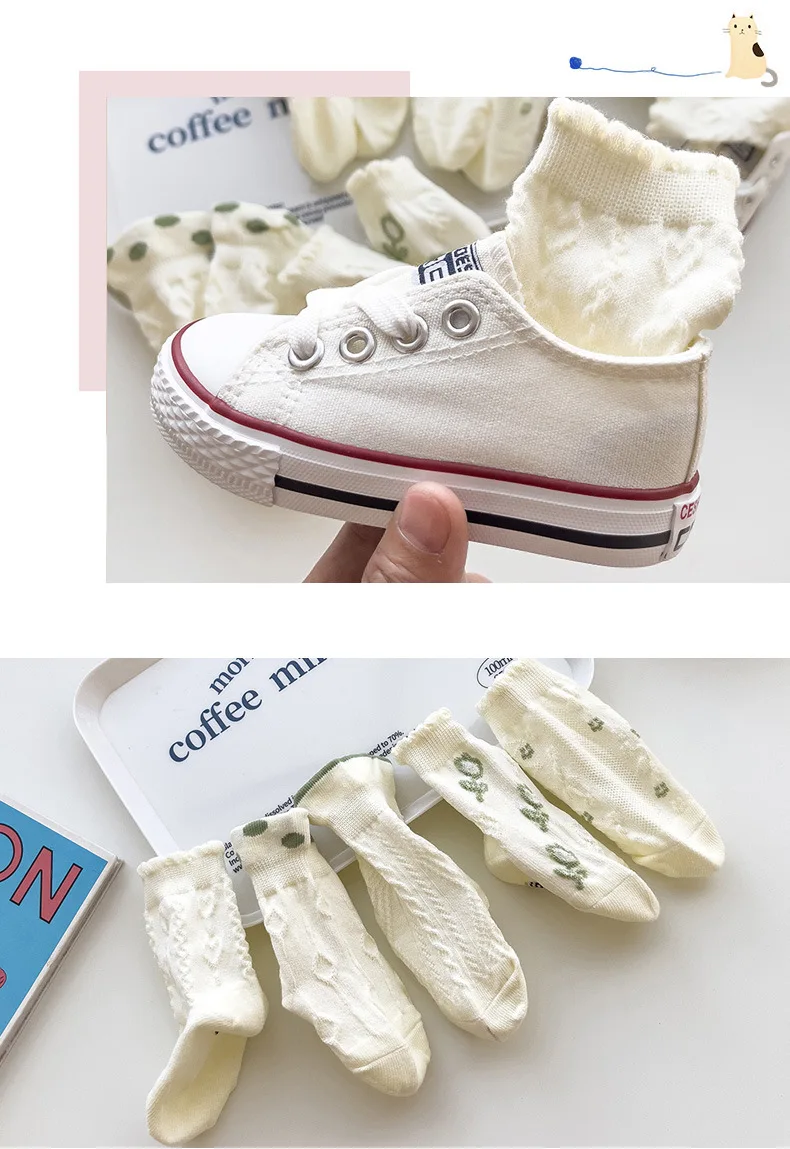 Calcetines transpirables de malla y algodón para bebés y niños - imagen 5