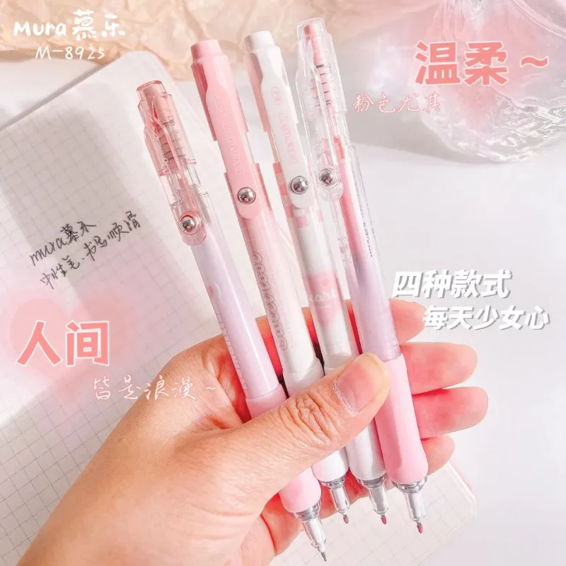 Kawaii Bolígrafos neutros de gel automáticos tinta negra para niños - imagen 5