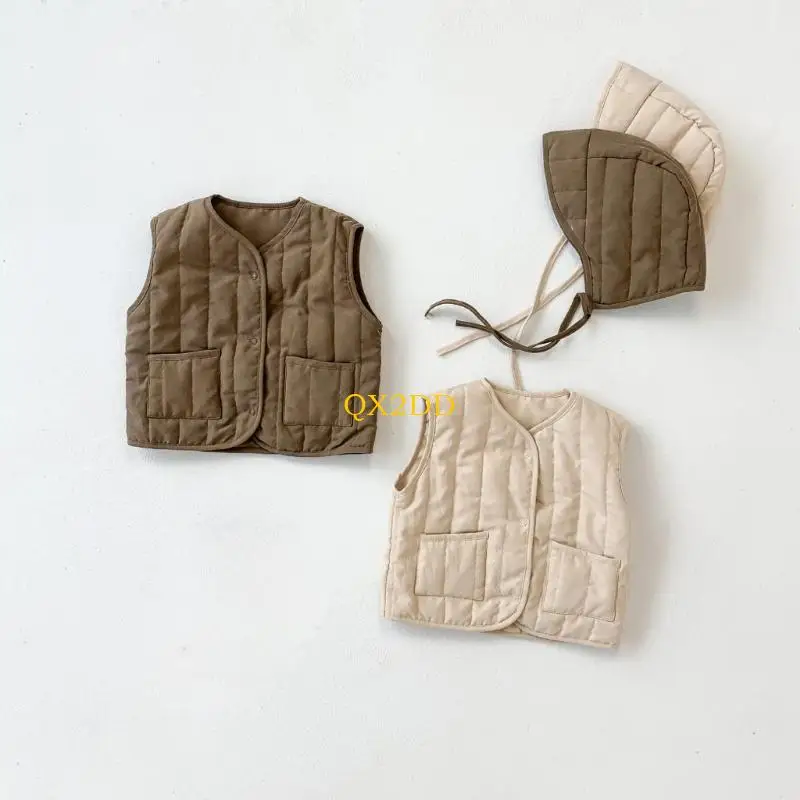 Chaleco de algodón con gorro para niño – Temporada otoño invierno - imagen 5
