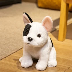 Peluche bulldog inglés realista suave y tierno para niños