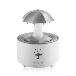 Humidificador con efecto lluvia y luz nocturna para bebés