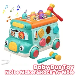 Juguete autobús educativo con música y clasificación para bebé