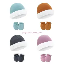 Conjunto gorro y guantes bebé piel sensible sin irritación