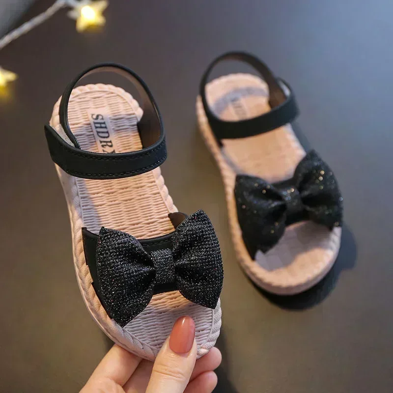 Sandalias infantiles antideslizantes con lazo para niños – Suela suave verano - imagen 4