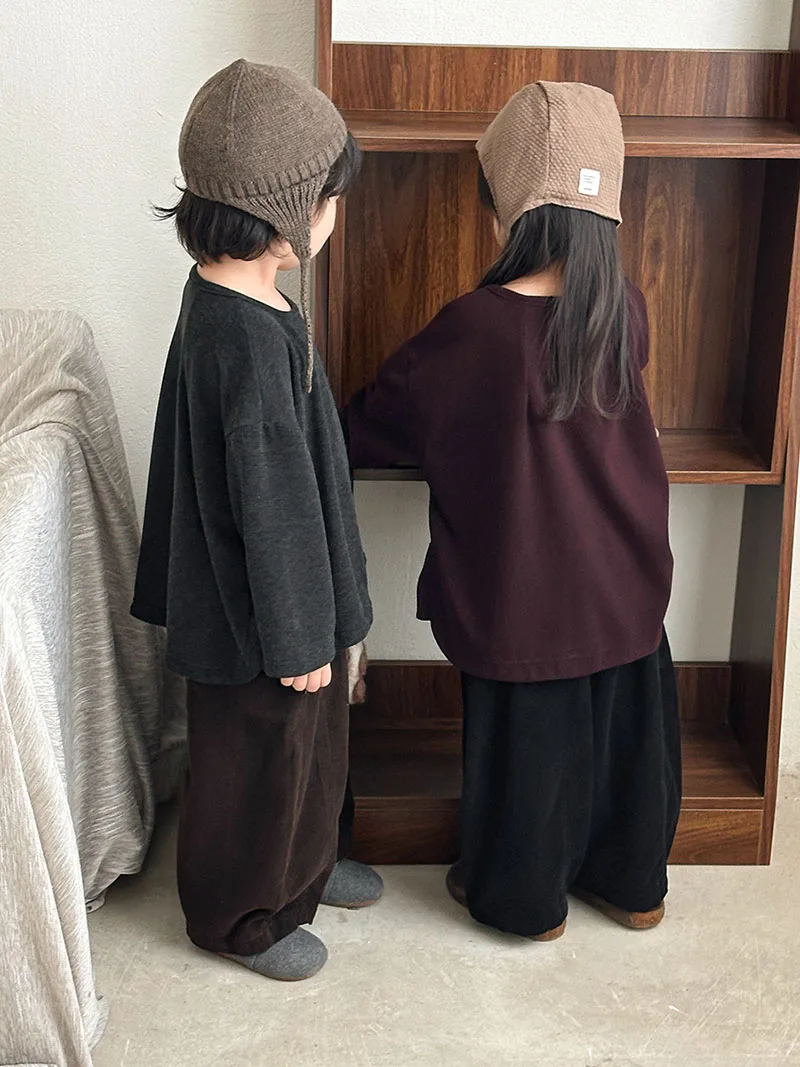 Camiseta manga larga de algodón orgánico para niño – Básica transpirable - imagen 5