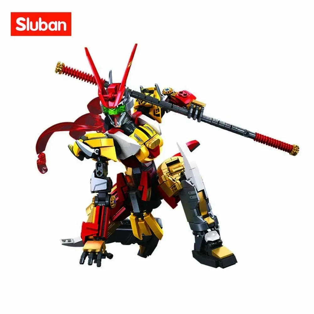 Set de bloques construcción Wukong con aro dorado decorativo - imagen 2