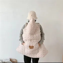 Manta acolchada para cochecito de invierno – Protege del viento