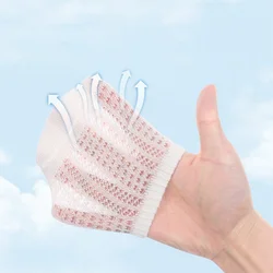 Calcetines finos de verano antideslizantes para niños y niñas