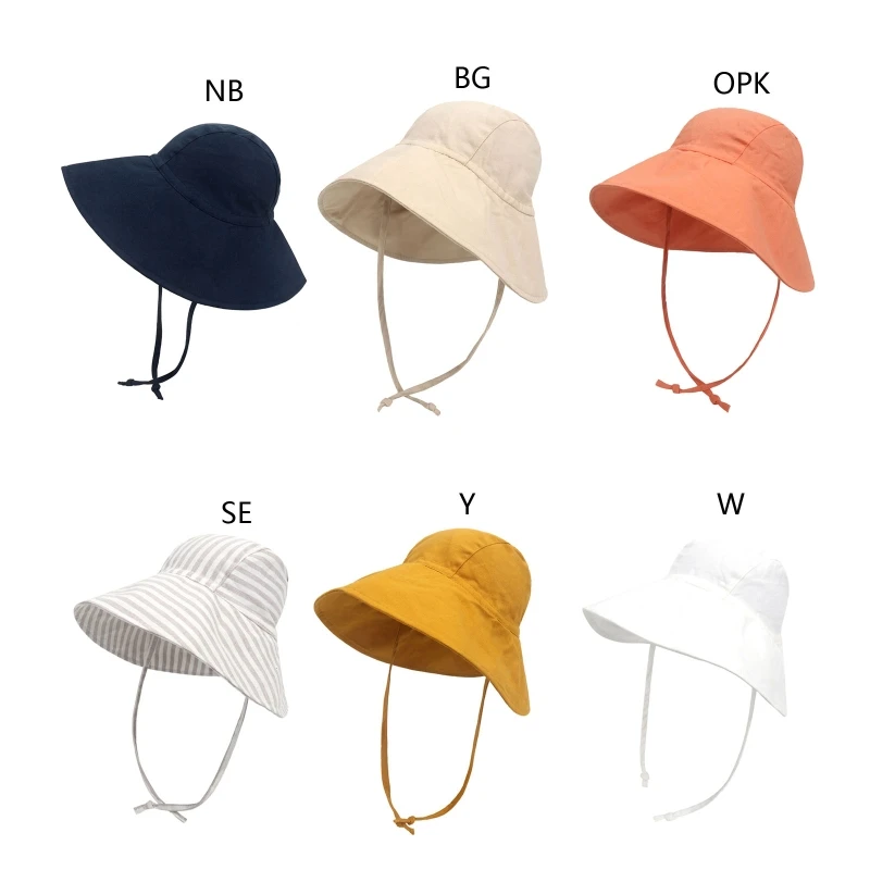 Gorro de playa unisex en varios ángulos