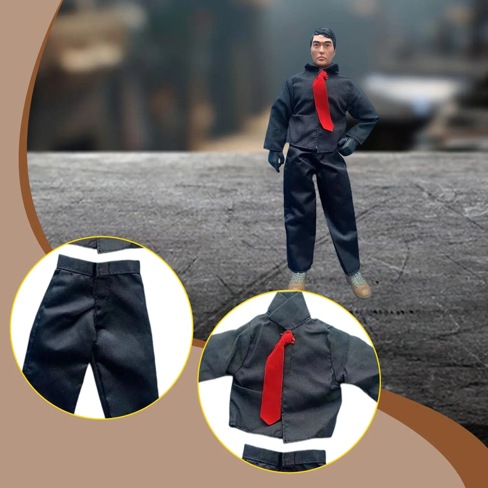 Conjunto de top y pantalones para ropa de muñeca - imagen 4