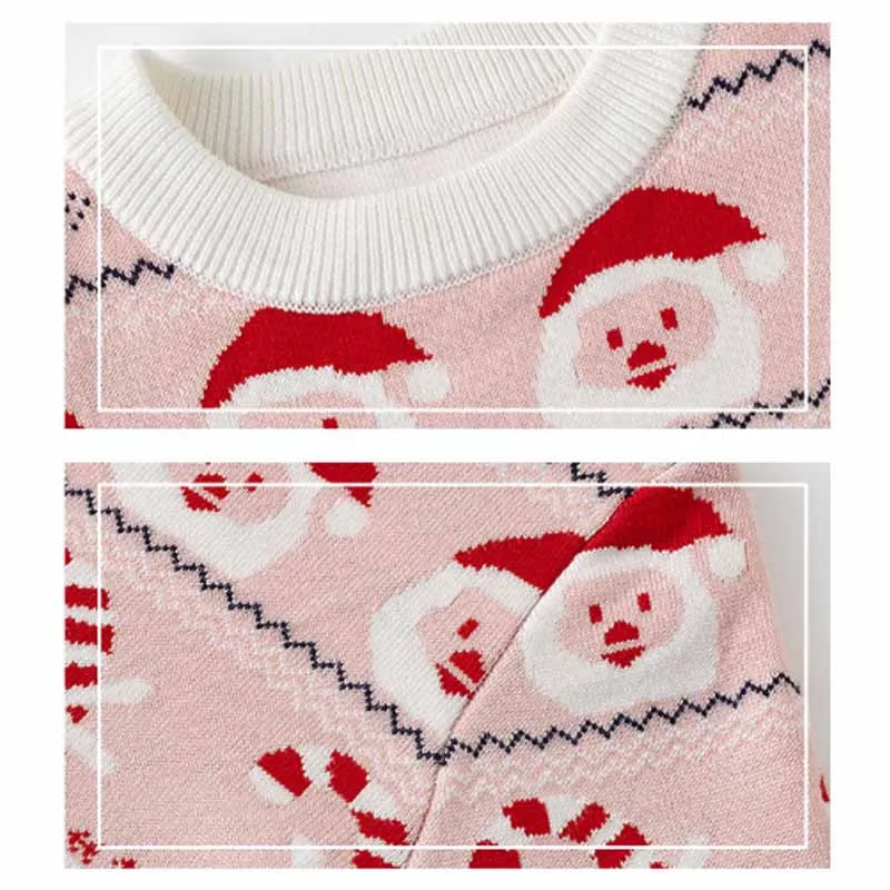 Jersey navideño niño punto suave algodón dibujos manga larga invierno - imagen 5