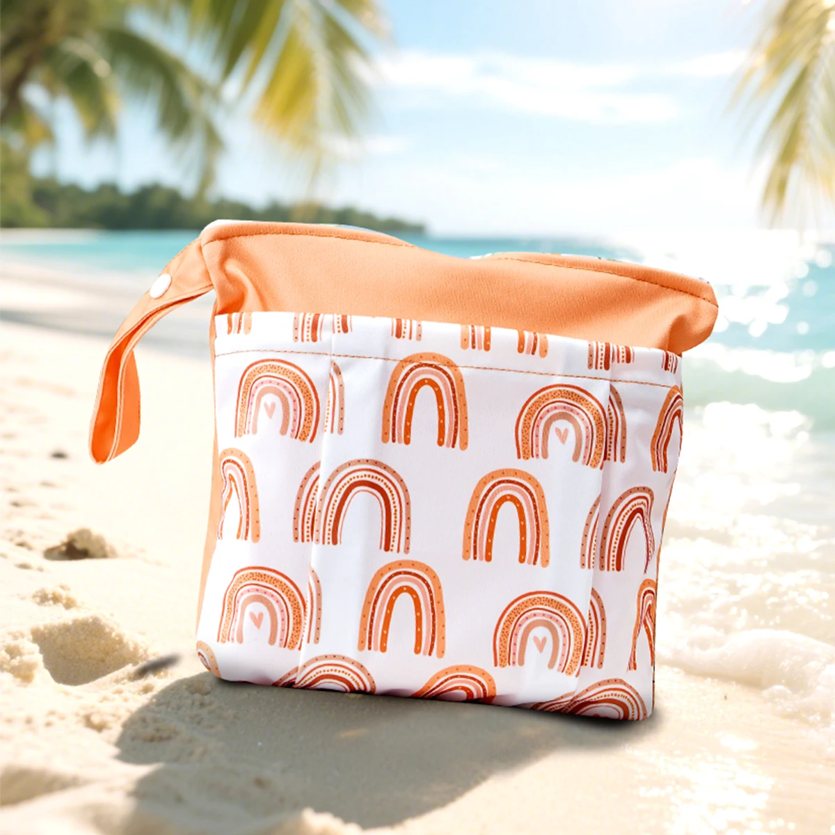 Bolsa impermeable para pañales de tela reutilizable con cremallera - imagen 5