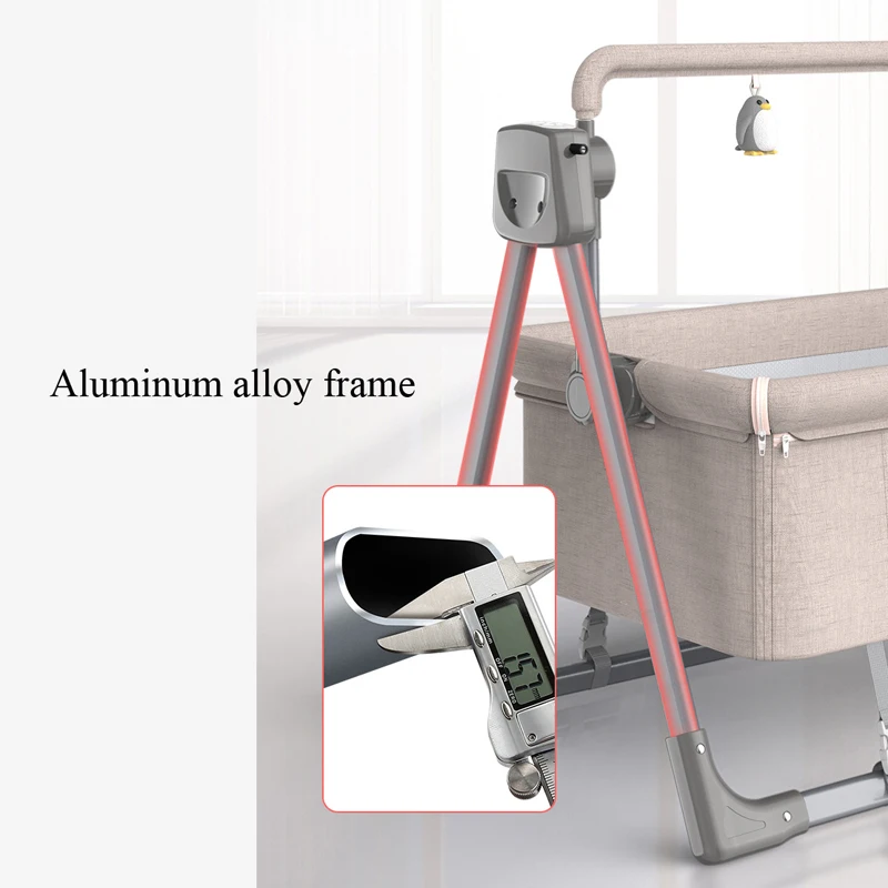 Cuna basculante automática con música y movimientos para bebé - imagen 3